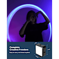 Pikkukuva 5 / 5: Videovalo RGB, VL49 Kameravalo Mini 360° Täysväri, Valokuvausvalot Ladattava 2500K-9500K, Led-paneeli Valokuvausvalaistus