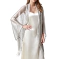 Miniatyrbild 1 av 3: Sommar Sheer Shrug Top Open Front Cardigan Strand Tunn Mjuk Hål Tofs Sjal för Kvinnor Flickor