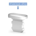 Miniatyrbillede 2 af 5: 5 stk. Metal Anti Støvprop Stopper til iPhone 13 12 Pro Max, sort