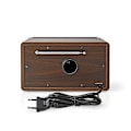 Miniatyrbilde 5 av 5: FM-radio | Borddesign | FM | Strømadapter | Analog | 15 W | Bluetooth® | Brun brown