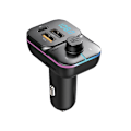 Miniatyrbillede 1 af 3: FM-bilsender, trådløs Bluetooth 5.0 MP3-afspiller, radioadapter, bilsæt, PD3.0 Type C 20W+QC3.0, bas-tabsfrit Hi-Fi-lyd, understøttelse af U-disk