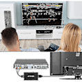 Miniatyrbilde 4 av 5: RCA til HDMI-omformer, kompositt til HDMI-adapter, støtter 1080p Pal/ntsc A Fiis null null ingen