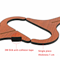 Miniatyrbilde 3 av 5: X-formet ukulele-stativ, sammenleggbart og avtakbart stativ for musikkinstrumenter i tre, bærbart stativ med ukulele-strenger, akustisk elektrisk gitar