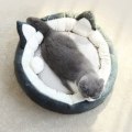 Miniatyrbilde 5 av 5: Katteseng Katte beroligende senger Kattesove seng Grå