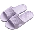 Miniatyrbillede 1 af 4: Bruse slippers, til kvinder indendørs brug, skridsikre (lilla) (5/6UK)