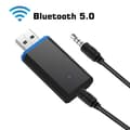 Bluetooth-sender til TV, Trådløs Bluetooth 5.0 Sender Audioadapter Trådløs 3,5 mm Adapter til Hovedtelefon PC TV Bærbar og Mere