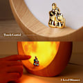 Miniatyrbillede 4 af 5: Moon Ambient Light DIY Jubilæums Bryllup Valentinsdag Gaveideer Kunst Dekor
