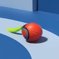 Hundleksak, Interaktiva Kattleksaker, Smart Kattleksak, Automatisk Rullande Boll för Katter och Hundar (Orange)