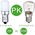 Pikkukuva 3 / 5: [2 kpl] E14 Pieni 2W LED-ruuvilamppu Kylmä Valkoinen Valo 6000K