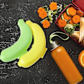 Miniatyrbild 4 av 4: Bananlåda, 3-pack Olika Färg Bananhållare Utomhus Resa Söt Bananskydd Förvaringslåda
