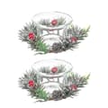 Miniatyrbillede 1 af 3: 2 sæt julelysestager