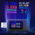 Miniatyrbillede 5 af 5: USB 3.0 Tester Power Meter USB Spænding og Strøm Tester Detektor, Digital Voltmåler Amperemeter Power Bank Kapacitetstester med IPS Farvedisplay