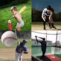 Miniatyrbillede 4 af 4: 9\" tommer håndlavede baseballs PVC overflade gummi indre blød (3 stk.)