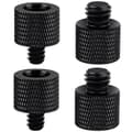 4 stativadapter, 3/8 till 1/4 adapter, mikrofon gängskruvadapter
