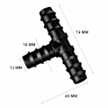 Pikkukuva 2 / 5: 8 kappaletta 1/2 tuuman (16 mm) tippukasteluletkun liitin (T-liitin)