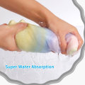 Miniatyrbillede 5 af 5: 2 stk. Mikrofiber Hårhåndklæde Wrap Rainbow Hurtigtørrende