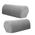 Skydd för fåtöljsarmstöd, 2-pack, fleece av hög kvalitet, stretchigt fåtölj-/sofasarmskydd, stretchpassform
