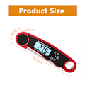 Miniatyrbild 2 av 5: Digital termometer för kött - Snabb termometer för matlagning, godistillverkning, utomhusgrill, vattentät kökstermometer