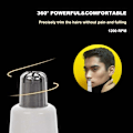 Miniatyrbillede 3 af 5: Næsehårstrimmer til mænd og kvinder, 2-i-1 elektrisk næse- og øjenbryns trimmer barbering næsehår øjenbryns barbermaskine til ansigt læber næse ansigtshår