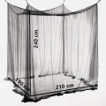 Miniatyrbillede 4 af 5: Dobbelt Myggenet Sort 4 Seng Himmel 74H x 82L x 94W tommer