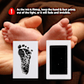 Miniatyrbild 3 av 5: Baby Handavtryck Fotavtryck Bläckkudde Set Husdjur Tassavtryck Bläckkudde Set 2 Pack Medium Storlek