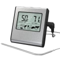 Miniatyrbillede 1 af 5: Digitalt stegetermometer med lang rustfri stålsonde