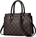 Damehåndtaske Designer Top Handle Taske Crossbody Taske (Kaffe)