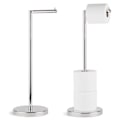 Miniatyrbillede 1 af 5: Fritstående toiletpapirholder | SUS 304 rustfrit stål badeværelse toiletpapirholder gold