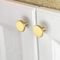 Miniatyrbillede 1 af 4: 10 stk. Guld Messing Skabsknopper (Runde)