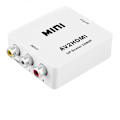 Miniatyrbilde 1 av 4: RCA til HDMI-adapter / signalomformer white
