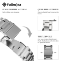 Miniatyrbilde 5 av 5: 20mm metallrem for Samsung Galaxy Watch 4/Watch 5/Galaxy Watch 5 Pro  Galaxy Watch 4 , Active 2 Watch, rustfritt stål