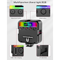 Pikkukuva 4 / 5: Videovalo RGB, VL49 Kameravalo Mini 360° Täysväri, Valokuvausvalot Ladattava 2500K-9500K, Led-paneeli Valokuvausvalaistus