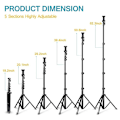 Pikkukuva 2 / 5: Selfie-tikku Tripod-kamera & Mobiilipuhelimen Tripod-jalusta Bluetooth-kaukosäätimellä ja Universaali