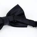 Miniatyrbillede 4 af 5: Ensfarvede butterfly til mænd i polyester, forbundet butterfly til bryllup