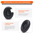 Pikkukuva 4 / 5: Vaihtopäälliset Bose 700 Noise Cancelling -kuulokkeisiin (musta) black