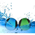 Miniatyrbild 1 av 4: 2-pack vattenboll roliga poolleksaker bollar studsar på vattnet mjukt snabbtorkande Lycra boll vattenkul vattensporter spel för pool strand