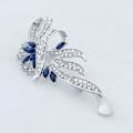 Miniatyrbillede 4 af 5: Krystal Fancy Vintage Style Brosche Pin til Kvinder