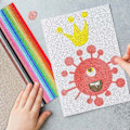 Miniatyrbilde 5 av 5: A4 Glitter Craft Paper, 10 tilfeldige farger 20 ark Cardstock