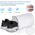 Miniatyrbilde 2 av 5: Vaskeripose for sko, polyester mesh skobager, sett med 2 (XL+ L)