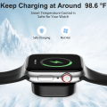 Miniatyrbilde 4 av 5: Kompatibel med Apple Watch-lader, 1,5 m/5 fot hurtig magnetisk ladekabel, iWatch-lader kompatibel med Apple Watch Series 9 8 7 SE 6 5 4 3 2