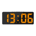 Miniatyrbillede 1 af 5: Digitalt elektronisk vækkeur, USB-snooze med 2 alarmer, stort display, justerbar lysstyrke, dæmpbar til soveværelse, rejse, skrivebord, kontor, børn, orange