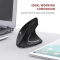 Miniatyrbillede 3 af 5: Ergonomisk mus, vertikal trådløs computermus 2.4G