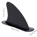 Miniatyrbillede 5 af 5: Surfboard Fin Surfing Finner Holdbar PVC Skeg Sort 1stk
