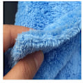 Miniatyrbillede 2 af 5: 6 stk. Mikrofiber Bil Tørring Håndklæde, Kanten Mikrofiber Detailing Klud, Super Absorberende Bilpleje Vask Polering Klud til Detailer (Blå)