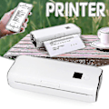 Pikkukuva 5 / 5: Mini Kotitalous Musteeton A4-tulostin Monitoiminen Mobiilitulostin Kuva-päiväkirjoille (vain A4-paperi)