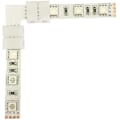 Pikkukuva 2 / 5: 5-pakkaus RGB 5050 LED-nauha L-liittimet 4-napainen 10 mm leveä