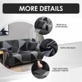 Miniatyrbild 3 av 5: Elastiskt sofföverdrag 3-sits sofföverdrag stretch sofföverdrag soffa
