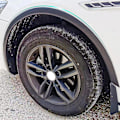 Miniatyrbild 5 av 5: Universal Fender Flares Bilhjul Bågar Vinge Expander Båge Ögonbryn Stänkskärmar Läpp Karosseri Kit Omslag Stänkskydd Tillbehör