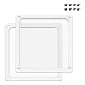 Pikkukuva 1 / 5: Pölysuodatin 120mm ruuveilla tietokoneen jäähdytys-/virtalähde-/reititin-tuulettimeen NYLON 80 Mesh, magneettinen kehys PC-tuuletinpölysuodatin PC-jäähdyttimen suodatin (NYLON, 2 kpl, valkoinen)