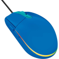 Miniatyrbilde 1 av 5: Gamingmus med RGB-belysning, 6 programmerbare knapper, sensor i spillklasse, 6K DPI-sporing, lett blue